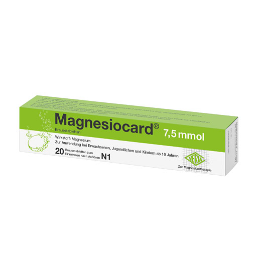 MAGNESIOCARD 7,5 mmol Brausetabletten
