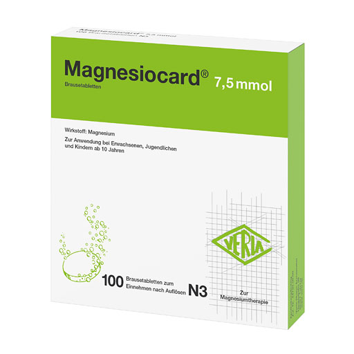 MAGNESIOCARD 7,5 mmol Brausetabletten