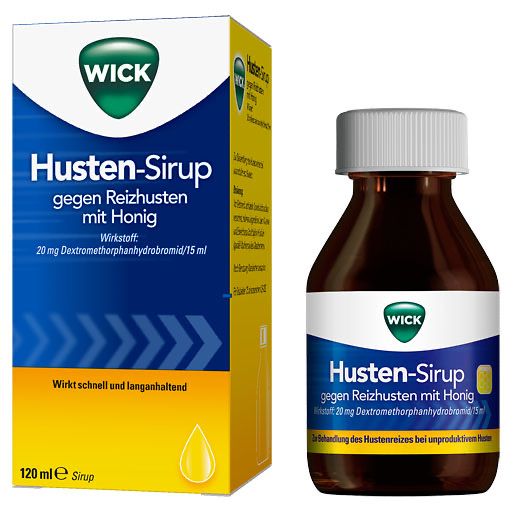 WICK Husten-Sirup gegen Reizhusten mit Honig