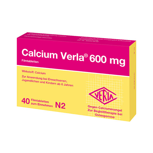 CALCIUM VERLA 600 mg Filmtabletten