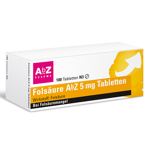 FOLS&Auml;URE AbZ 5 mg Tabletten