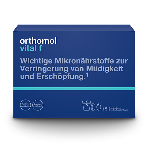 ORTHOMOL Vital F Granulat/Kap./Tabl.Kombip.15 Tage