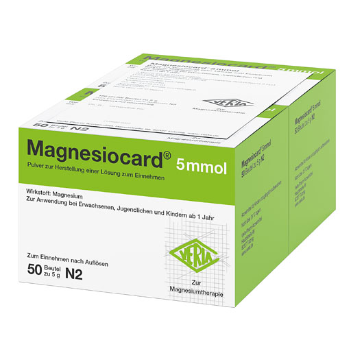 MAGNESIOCARD 5 mmol Plv.z.Her.e.Lsg.z.Einnehmen