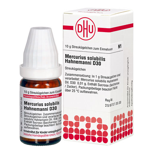 MERCURIUS SOLUBILIS Hahnemanni D 30 Globuli