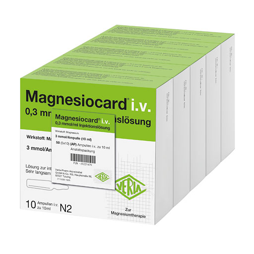 MAGNESIOCARD i.v. Injektionsl&ouml;sung