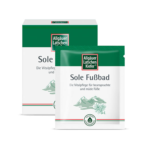 ALLG&Auml;UER LATSCHENK. Sole Fu&szlig;bad