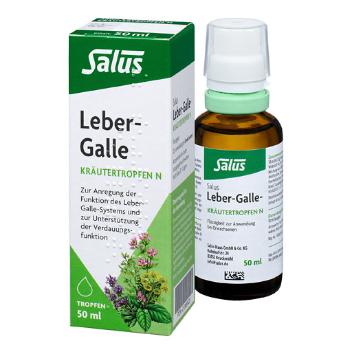 LEBER GALLE Kr&auml;utertropfen N Salus