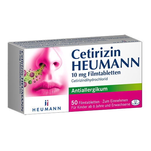 CETIRIZIN Heumann 10 mg Filmtabletten