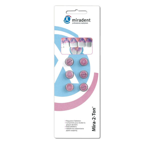 MIRADENT Plaquetest Tabletten Mira-2-Ton