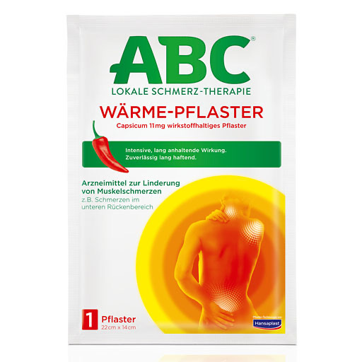 ABC W&auml;rme-Pflaster Capsicum Hansaplast med 14x22