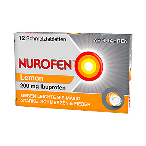 NUROFEN 200 mg Schmelztabletten Lemon