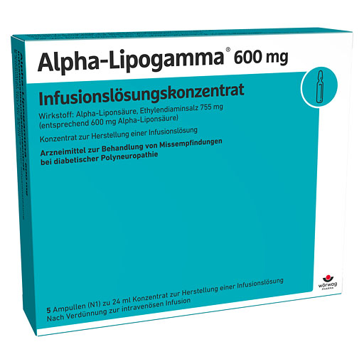 ALPHA-LIPOGAMMA 600 mg Infusionsl&ouml;sungskonz.