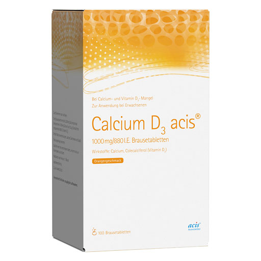 CALCIUM D3 acis 1000 mg/880 I.E. Brausetabletten
