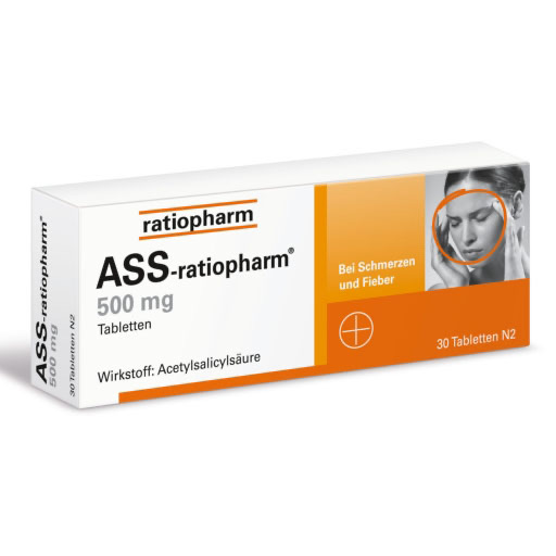 ASS-ratiopharm 500 mg Tabletten