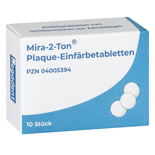 MIRA 2 Ton Plaque Einf&auml;rbe Tabletten