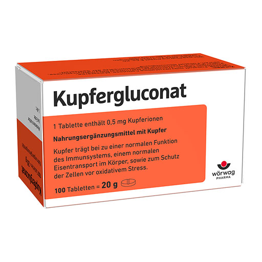 KUPFERGLUCONAT Tabletten