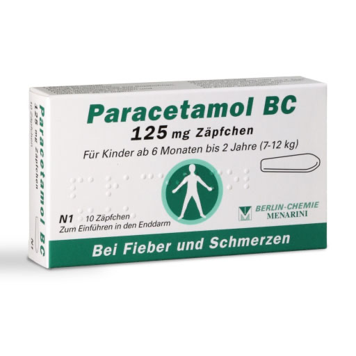 PARACETAMOL BC 125 mg Suppositorien