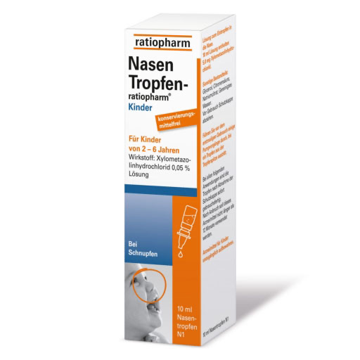 NASENTROPFEN-ratiopharm Kinder Konservier.frei