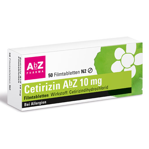 CETIRIZIN AbZ 10 mg Filmtabletten