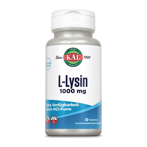 L-LYSIN 1000 mg KAL Tabletten