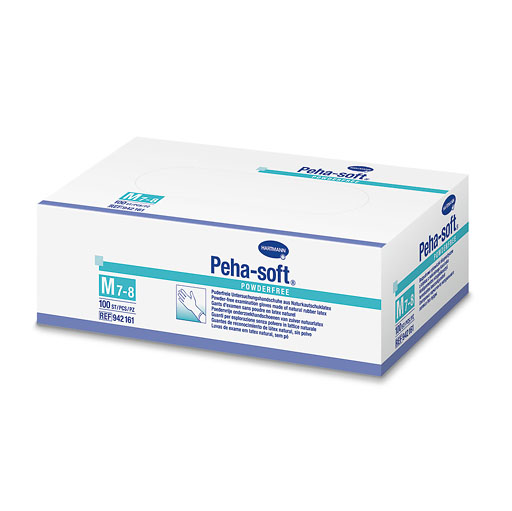PEHA-SOFT Latex Unt.Hands.unsteril puderfrei M