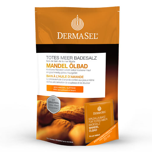 DERMASEL Totes Meer Badesalz+Mandel SPA