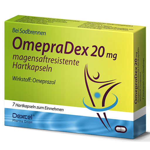 OMEPRADEX 20 mg magensaftresistente Hartkapseln
