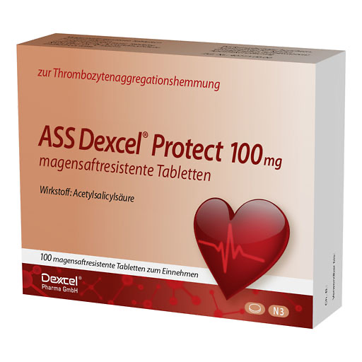 ASS Dexcel Protect 100 mg magensaftres.Tabletten