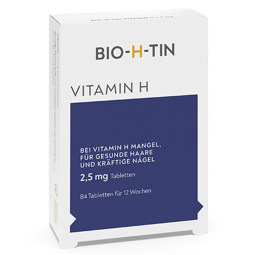BIO-H-TIN Vitamin H 2,5 mg f&uuml;r 12 Wochen Tabletten