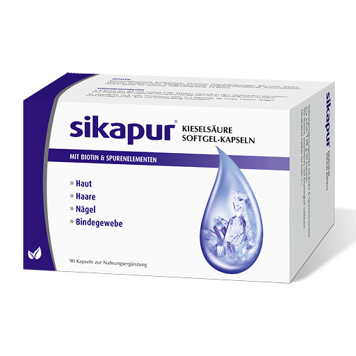 SIKAPUR Kiesels&auml;ure Softgel-Kapseln mit Biotin