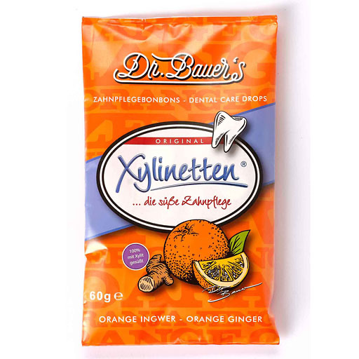 XYLINETTEN Orange Ingwer Bonbons