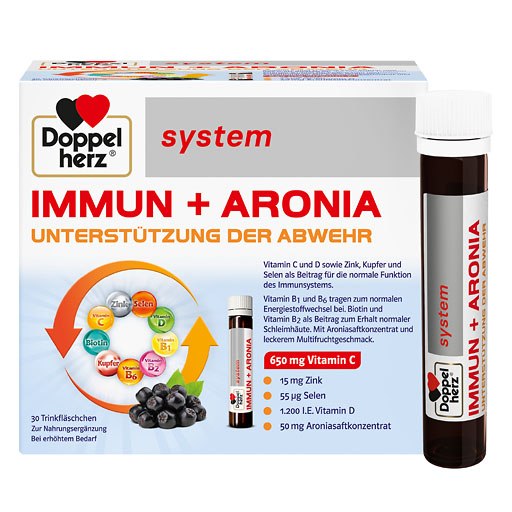 DOPPELHERZ Immun+Aronia system Ampullen