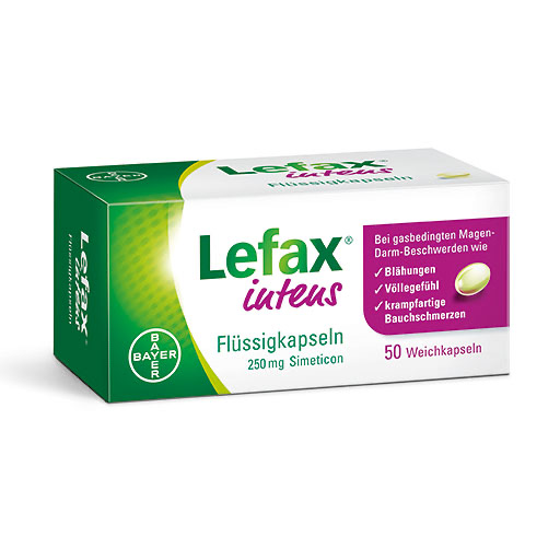 LEFAX intens Fl&uuml;ssigkapseln 250 mg Simeticon