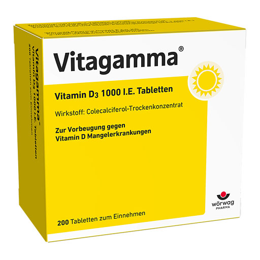 VITAGAMMA Vitamin D3 1.000 I.E. Tabletten