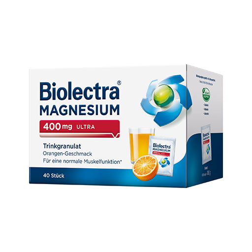 BIOLECTRA Magnesium 400 mg ultra Trinkgran.Orange