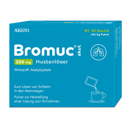 BROMUC akut 200 mg Hustenl&ouml;ser Plv.z.H.e.L.z.Einn.