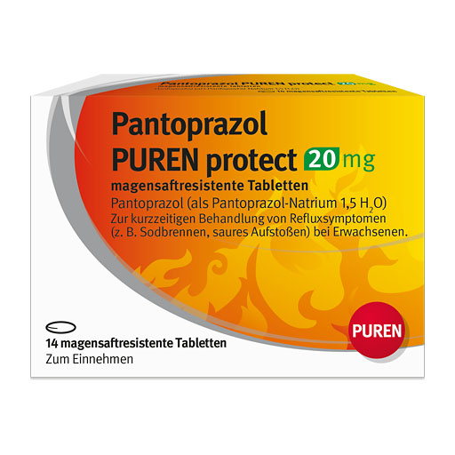 PANTOPRAZOL PUREN protect 20 mg magensaftres.Tabl.