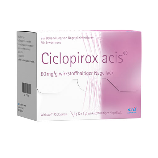 CICLOPIROX acis 80 mg/g wirkstoffhalt.Nagellack