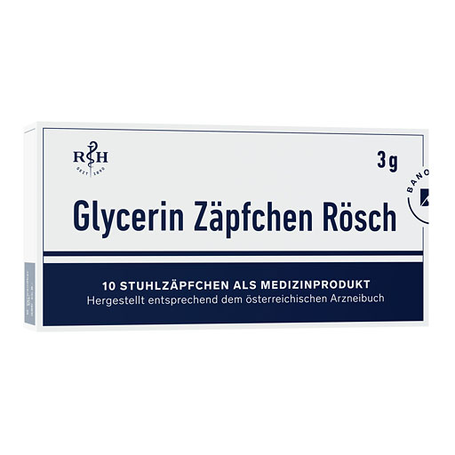 GLYCERIN Z&Auml;PFCHEN R&ouml;sch 3 g gegen Verstopfung