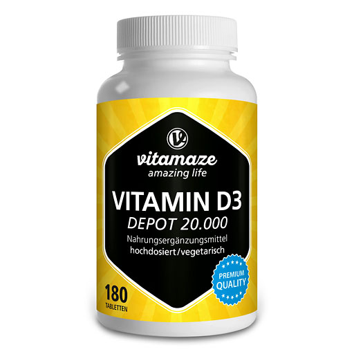 VITAMIN D3 20.000 I.E. Depot hochdosiert Tabletten