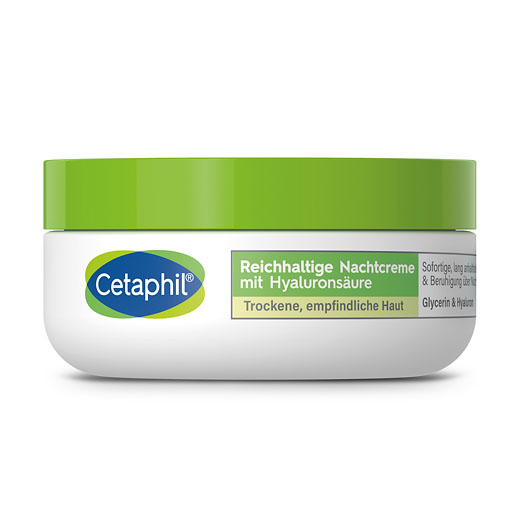 CETAPHIL reichhaltige Nachtcreme mit Hyalurons&auml;ure