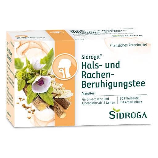 SIDROGA Hals- und Rachen-Beruhigungstee Filterbtl.
