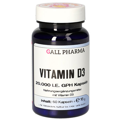 VITAMIN D3 20.000 I.E. GPH Kapseln