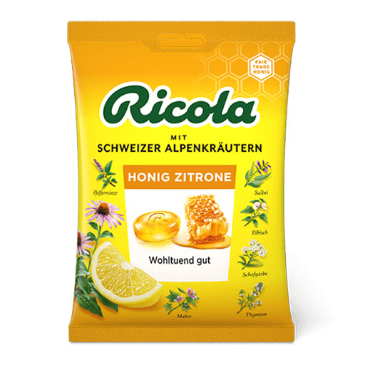RICOLA m.Z.Beutel Echinacea Honig Zitrone Bonbons