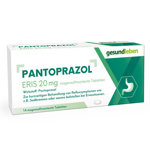 PANTOPRAZOL Eris 20 mg magensaftres.Tabletten