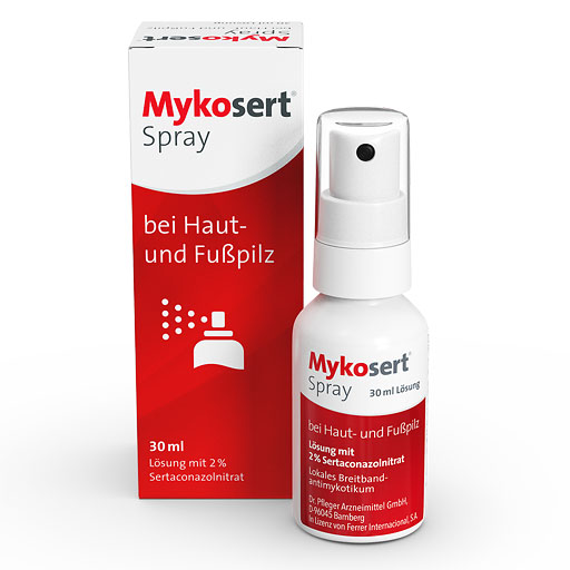 MYKOSERT Spray bei Haut- und Fu&szlig;pilz
