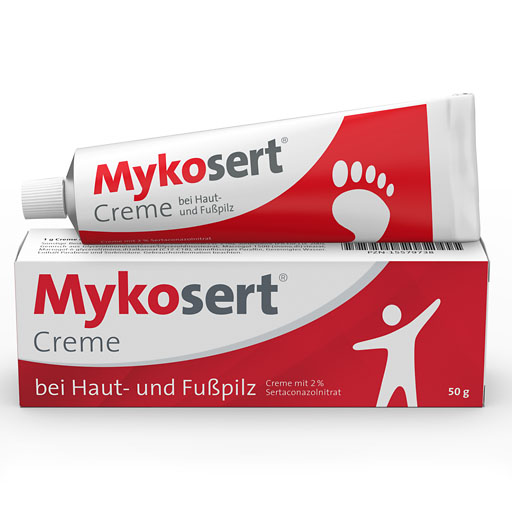 MYKOSERT Creme bei Haut- und Fu&szlig;pilz