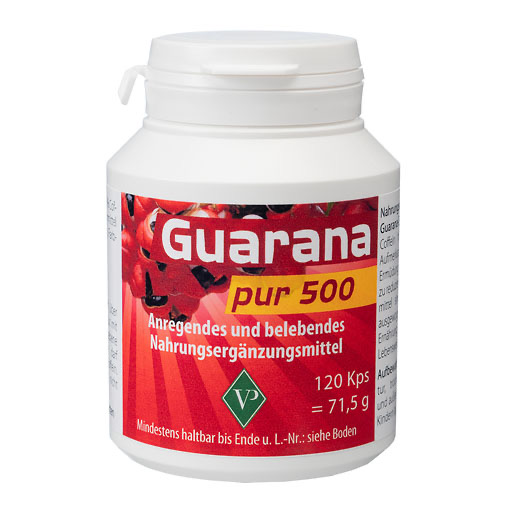 GUARANA PUR 500 Kapseln