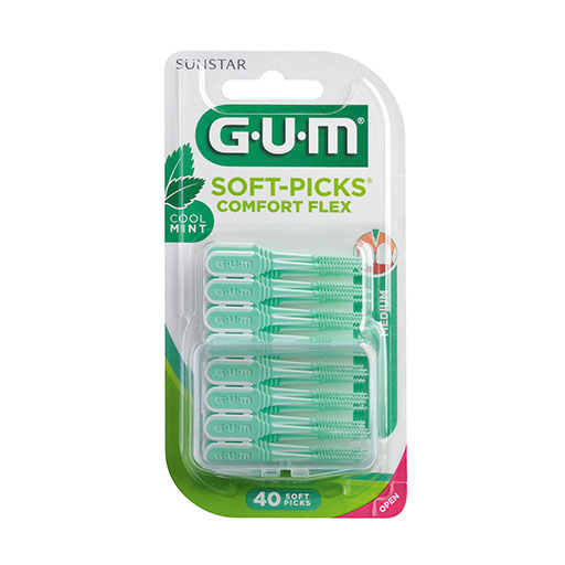 GUM SOFT-PICKS COMFORT FLEX MINT medium