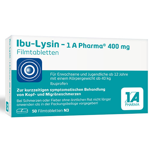 IBU-LYSIN 1A Pharma 400 mg Filmtabletten